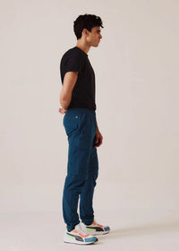 Men Regular Fit Track Pants - Dark Teal - 5