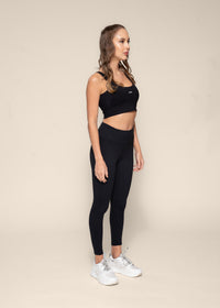 Medium Impact high coverage bra tank - Black - 5