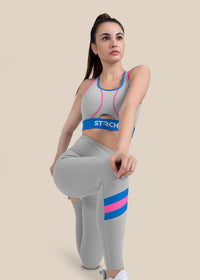StrchFlex Light Performance Soprts bra - Grey - 2