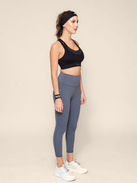 StrchFlex Ankle length leggings - Dusty Blue - 4