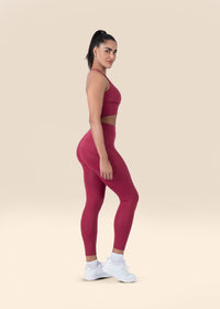 StrchFlex Training Leggings - Maroon - 4