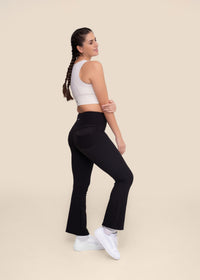 Women Workout Flare Pant - Black - 4