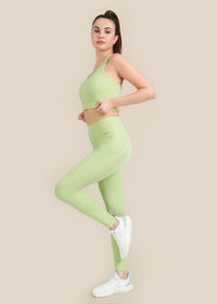 StrchFlex Everyday workout leggings - Mint Green - 4