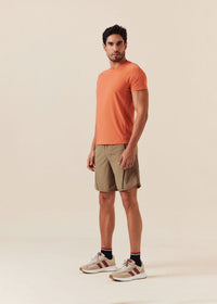 Men Breathable Active Shorts - Khaki - 4