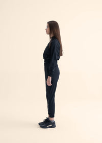Play Core Snap Botton Track Pants - Black - 4