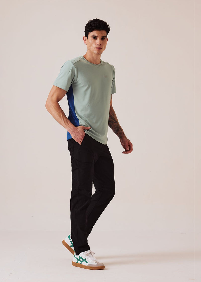 Men Regular Fit Track Pants - Jet Black