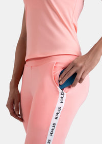 Women Dual Pocket Track Pants Peach - 5
