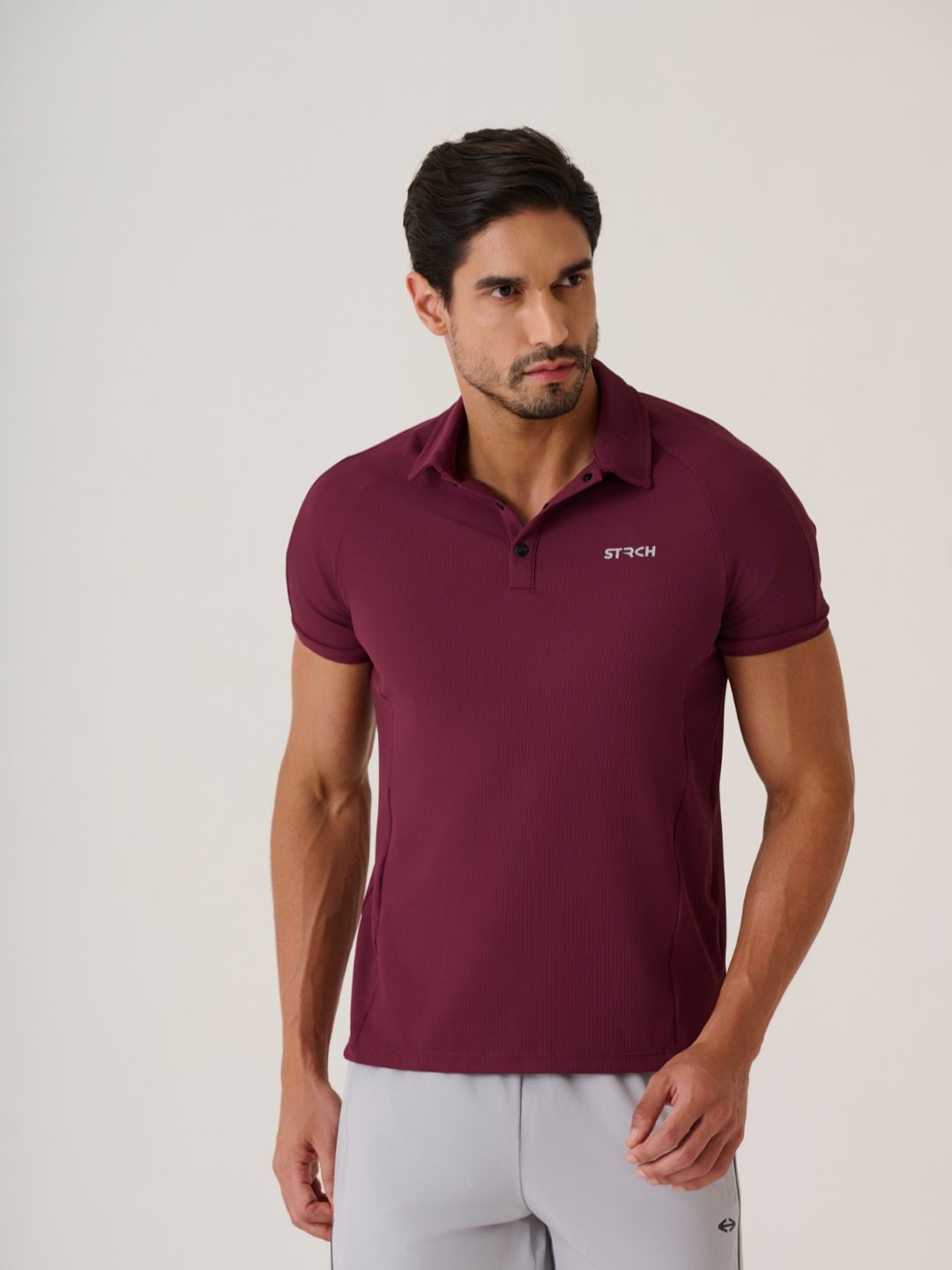 Play core Active Polo tee - MulberryWine