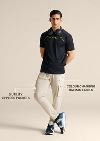 Men Batman Utility Track Pants - Oat Milk - 3