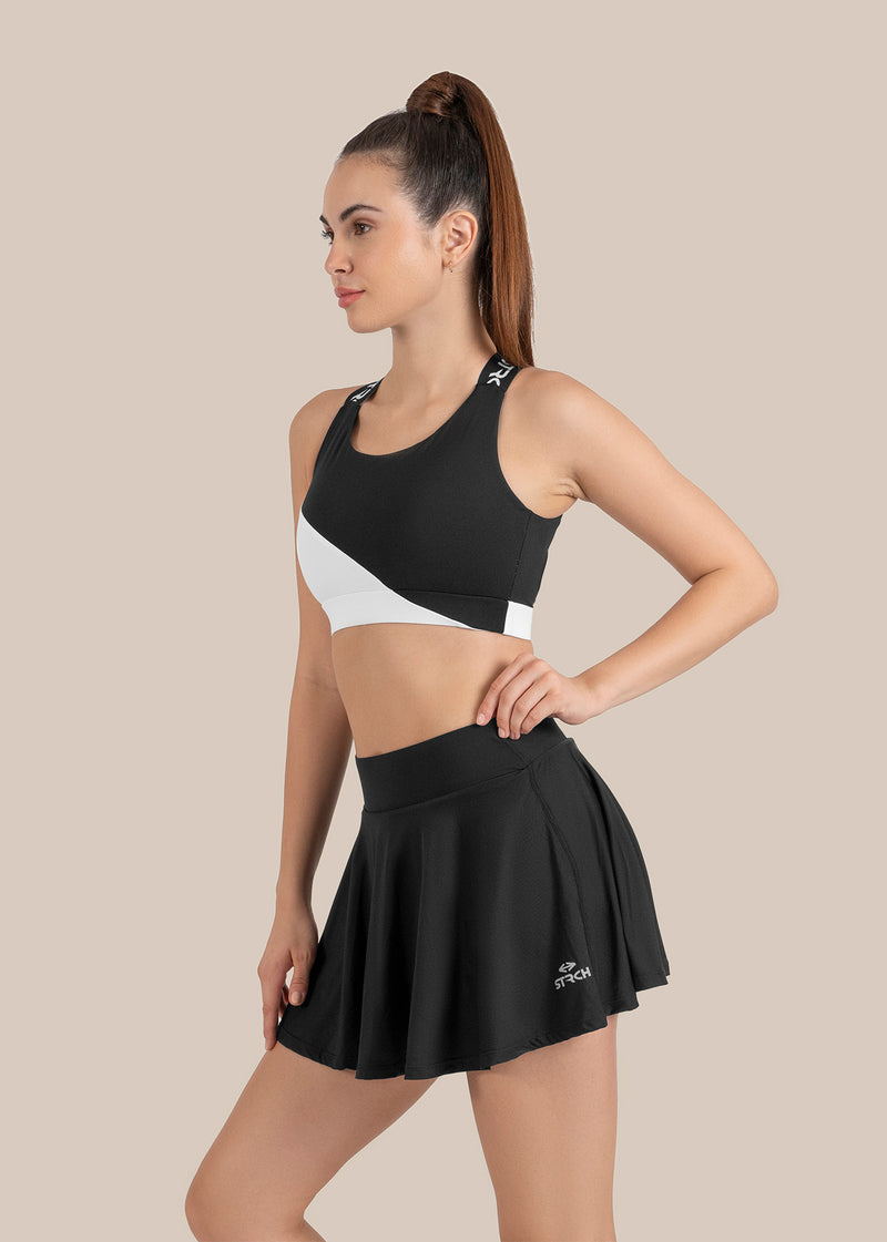 StrchFlex Compression Skort - Black