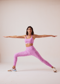 Comfort Fit Leggings - Slim Fit - Orchid Pink