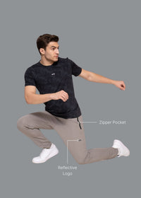 Men Flexi Track Pants Midgrey - 2