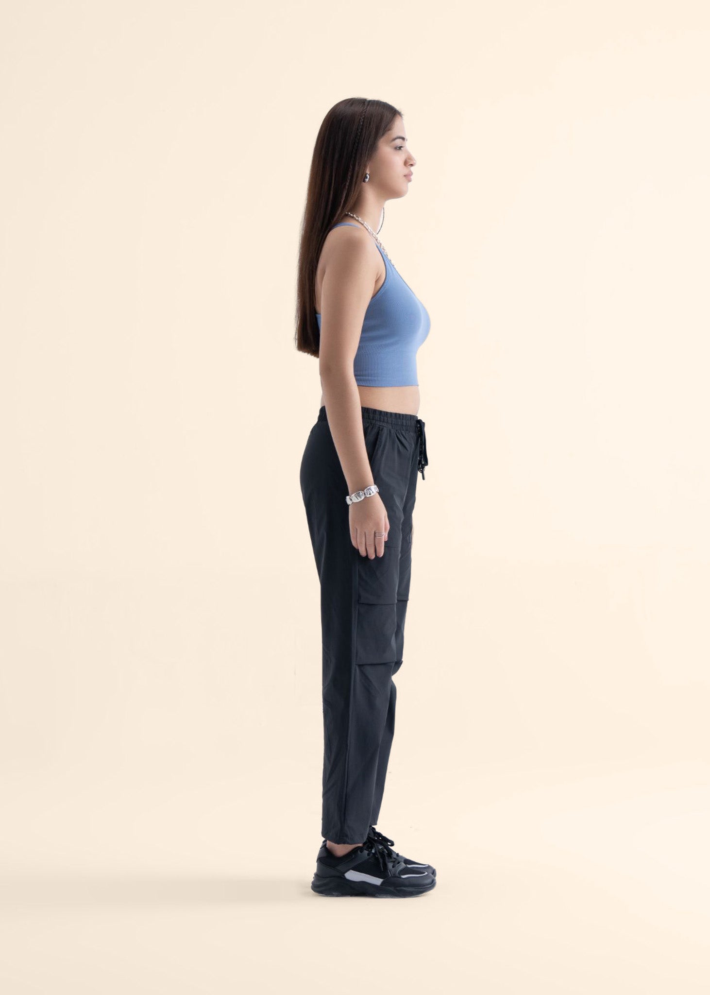 Play core utility Cargo pants - Black - 5