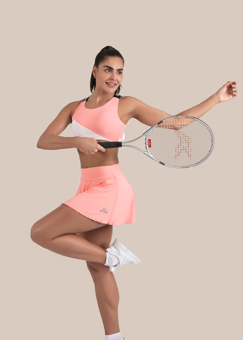 StrchFlex Medium support sports bra - Peach