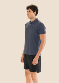 Men Structured Polo Dark Blue - 5