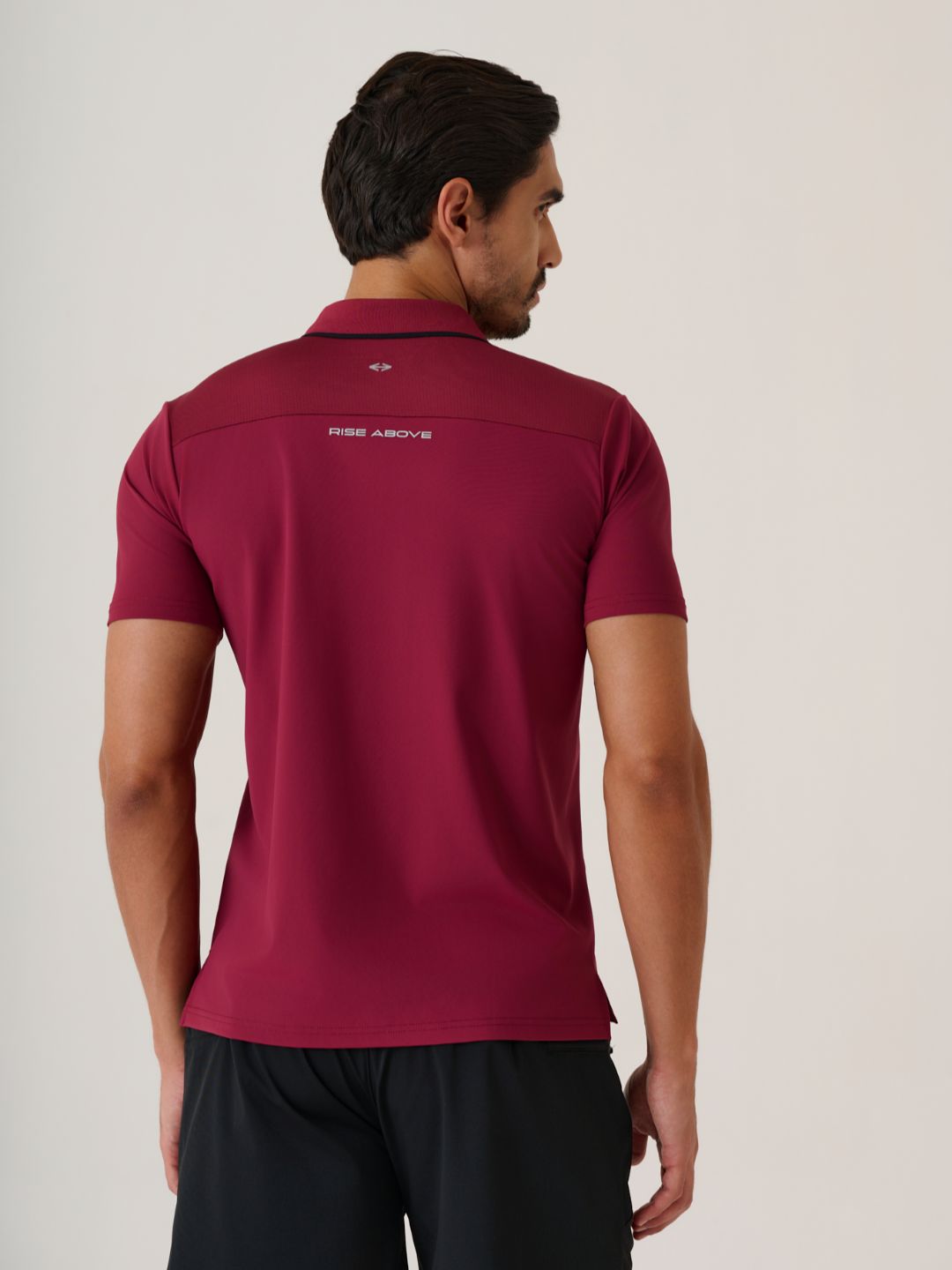 Men Superman high Performance Tee - CherryPlum