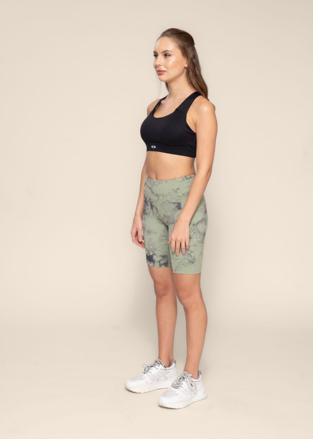 Women Tie Dye Tights - Green - 4