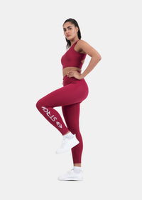 StrchFlex Elevated Performance leggings - Maroon - 3