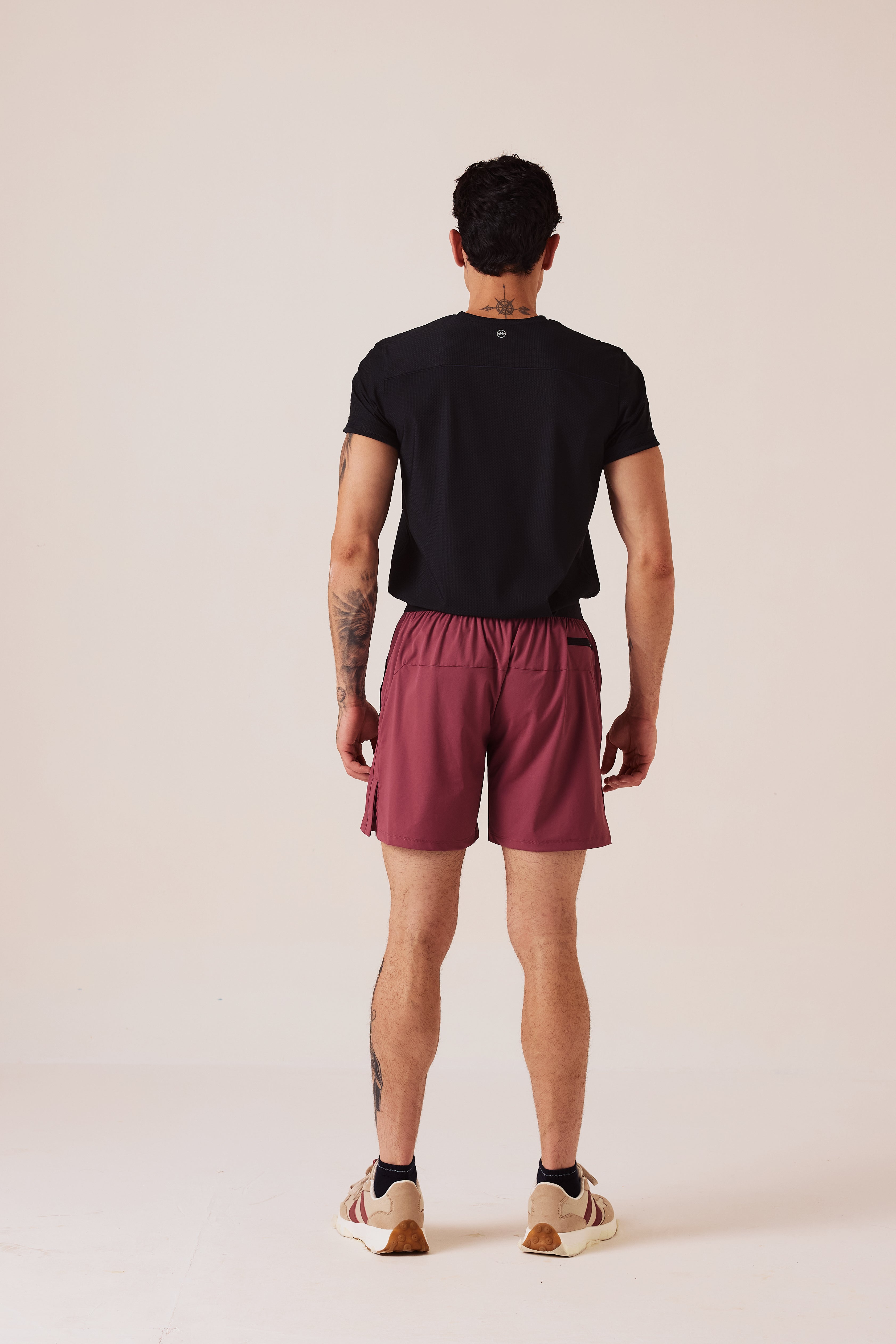 All-Day Workout Shorts - Mulberry
