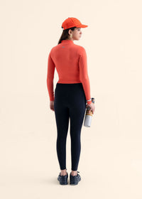 Women Seamless Crop Jacket - Coral - 5