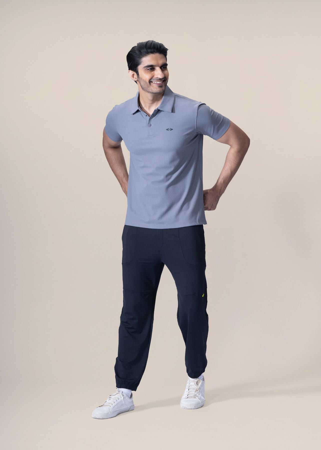 Men Active Polo Tshirt - Grey - 5