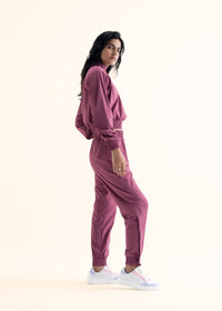 Play Core Snap Botton Track Pants - Hawthorn Rose - 5