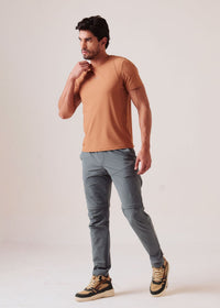 Men Regular Fit Track Pants - Moss Green - 5