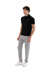 Men Premium Performance Polo Black - 4