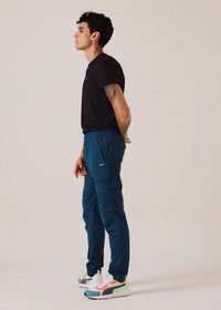 Men Regular Fit Track Pants - Dark Teal - 4