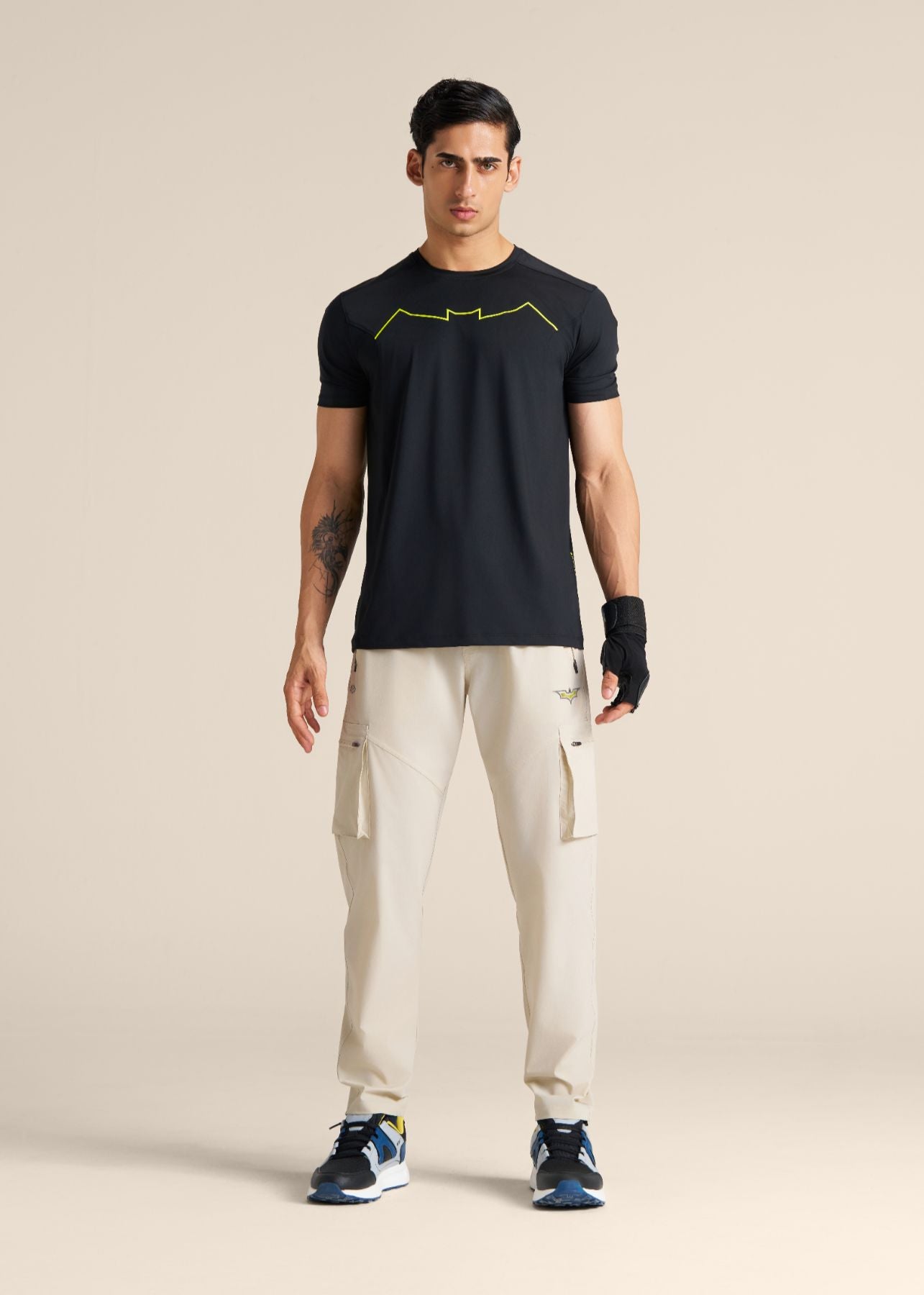 Men Batman Utility Track Pants - Oat Milk - 2