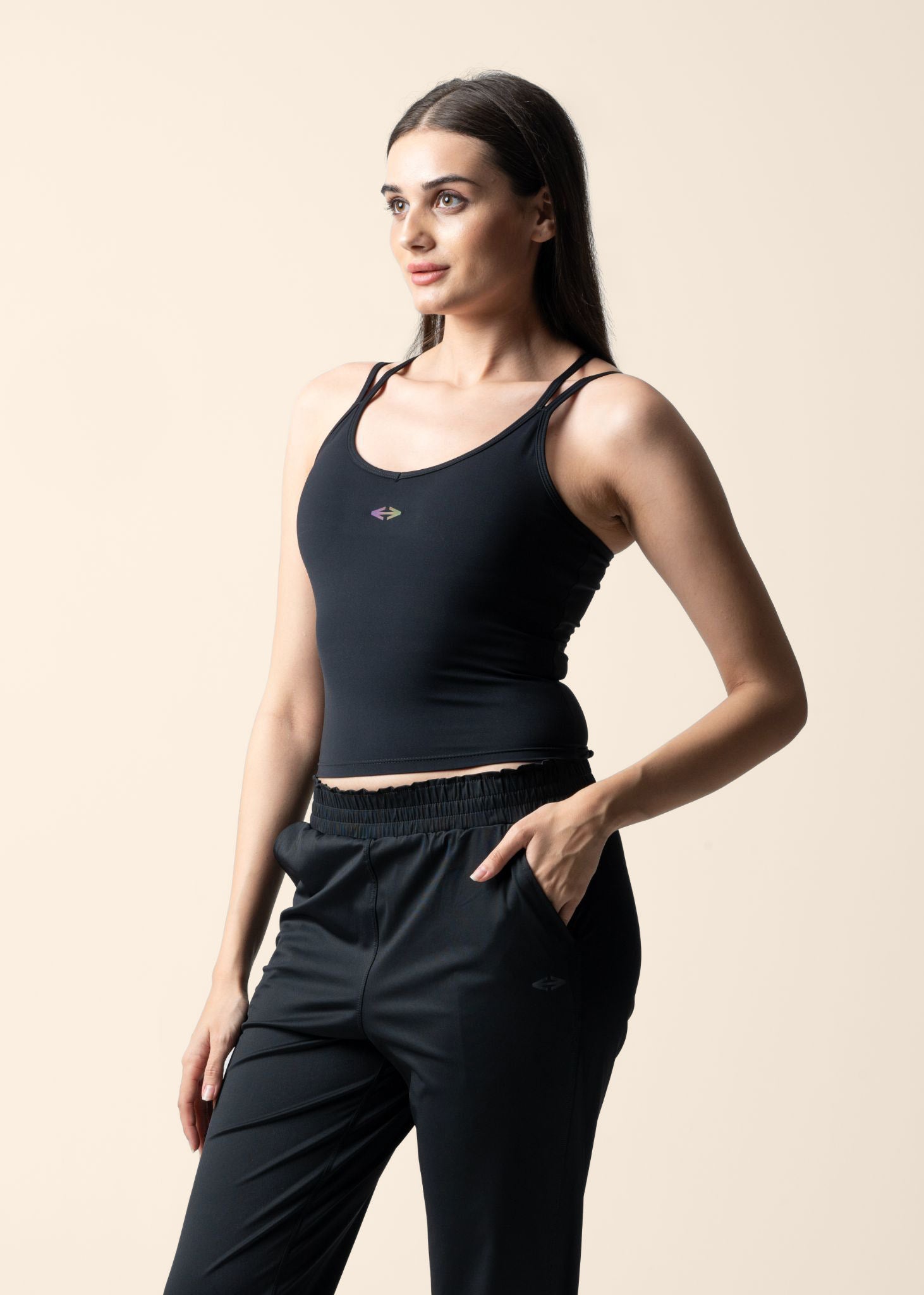 Criss Cross play Core Tank - Black