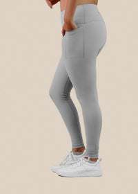 Women Gym To Yoga High Waist Leggings - Ultimate Grey - 5