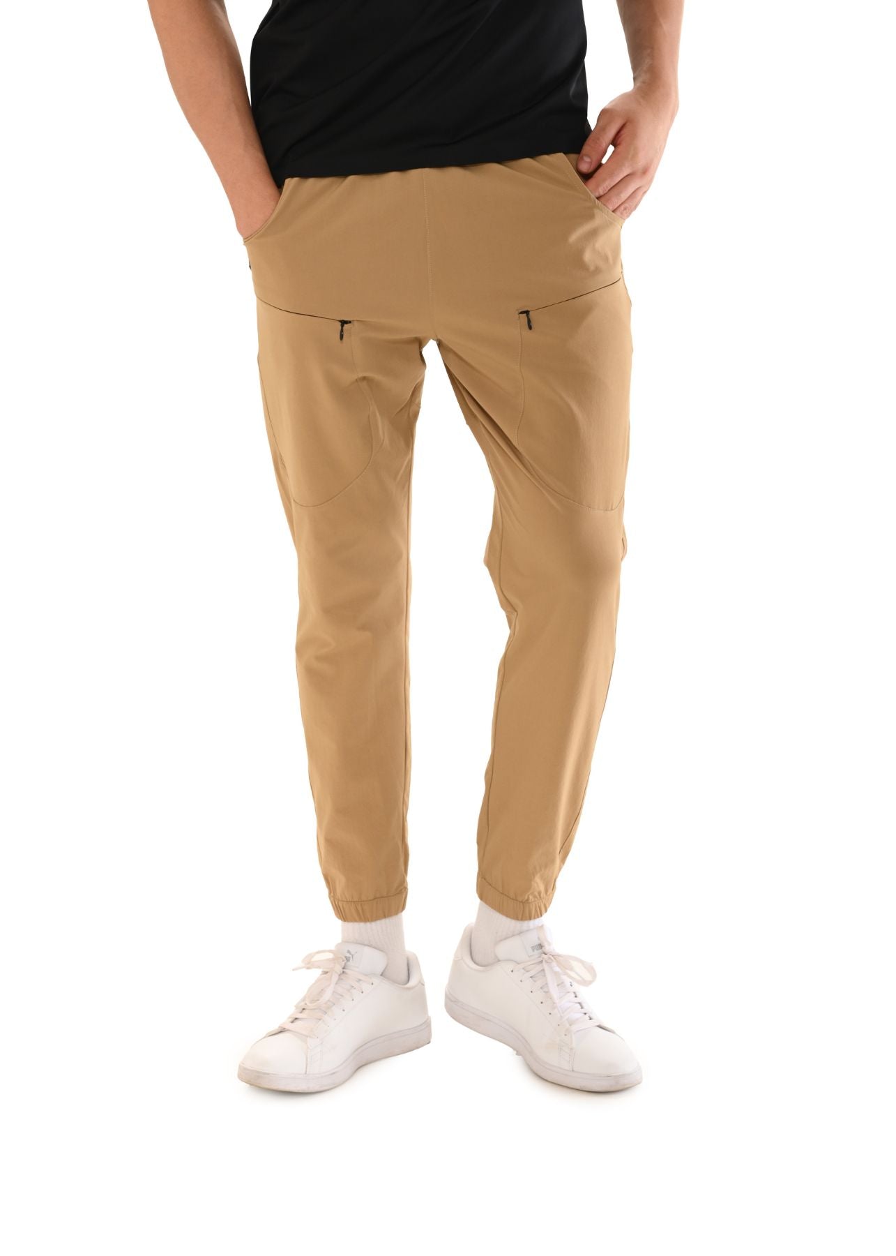 Men Running Joggers American Brown - 4