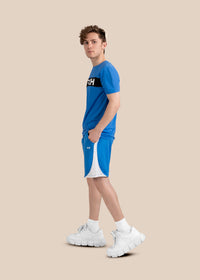 Mens Performance Zip Shorts - Blue - 5