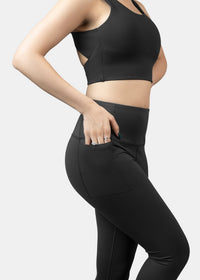 Gym to Yoga Leggings - Black - 1