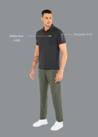 Men Active Polo Black - 2