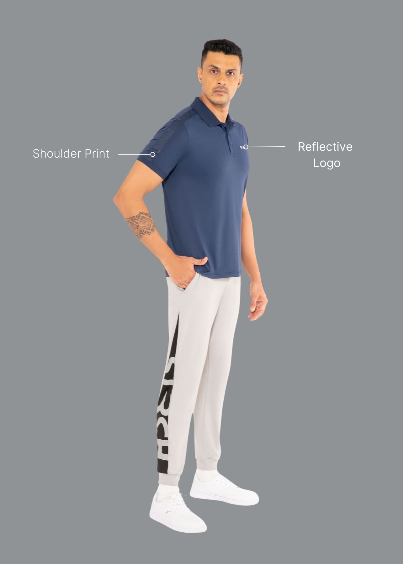 Men Active Polo Classic Blue - 2
