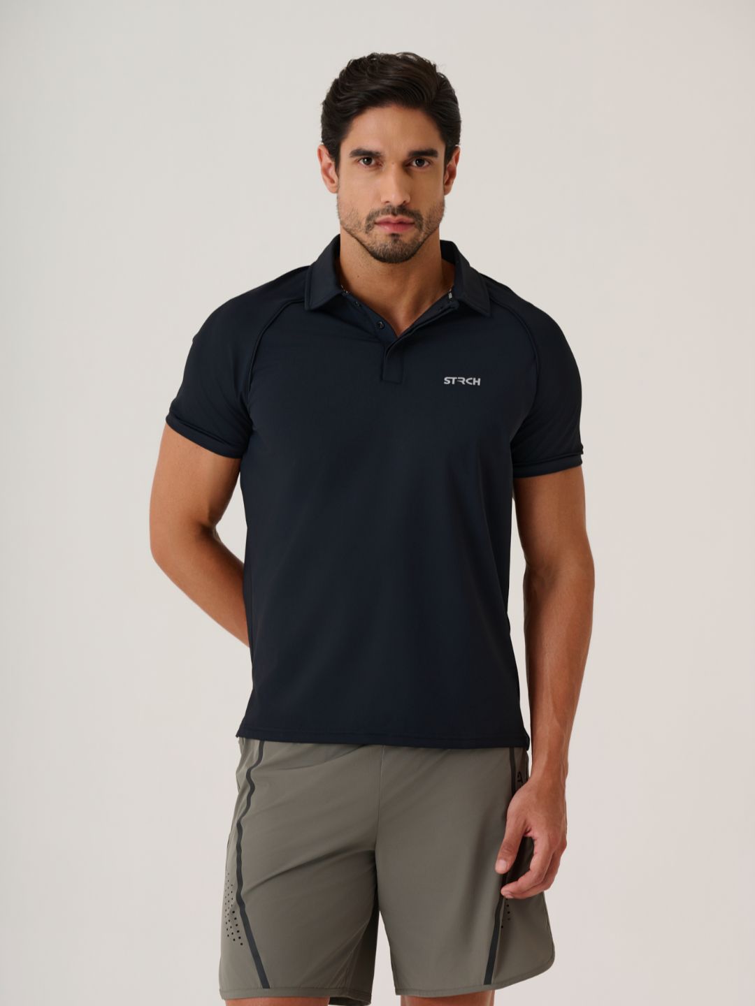 Men Kinetic Polo 
- JetBlack