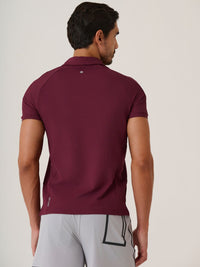 Play core Active Polo tee - MulberryWine