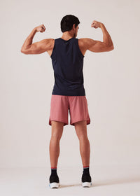 Men Quick Dry Training Shorts - Dusty Rose - 6