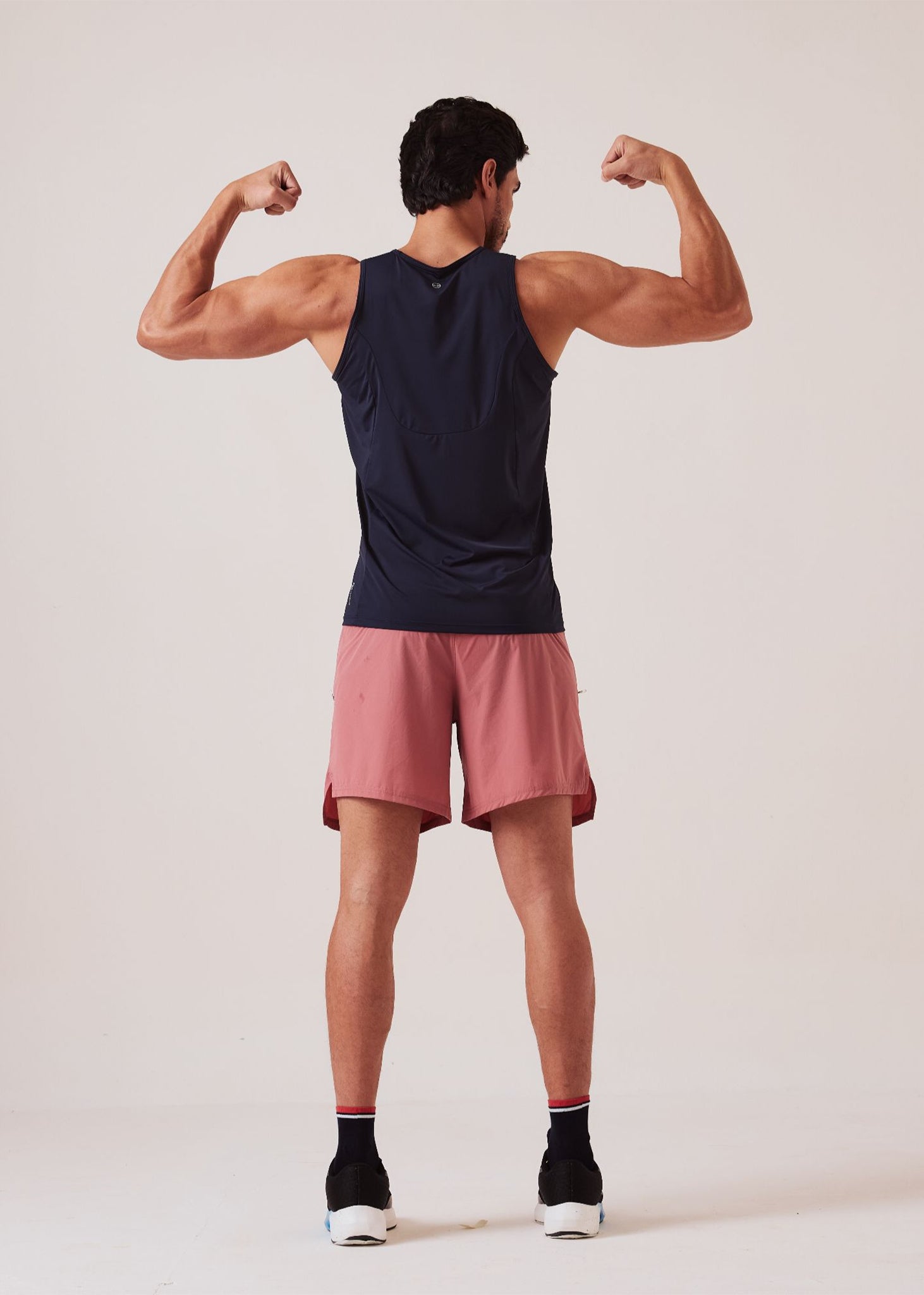 Men Quick Dry Training Shorts - Dusty Rose - 6