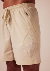 Men Regular Fit Gym Shorts - Fawn - 6