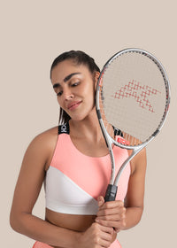 StrchFlex Medium support sports bra - Peach - 4