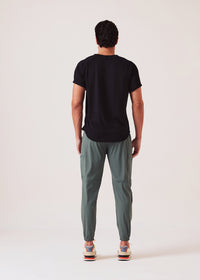 Men Cargo Gym Joggers - Green - 6