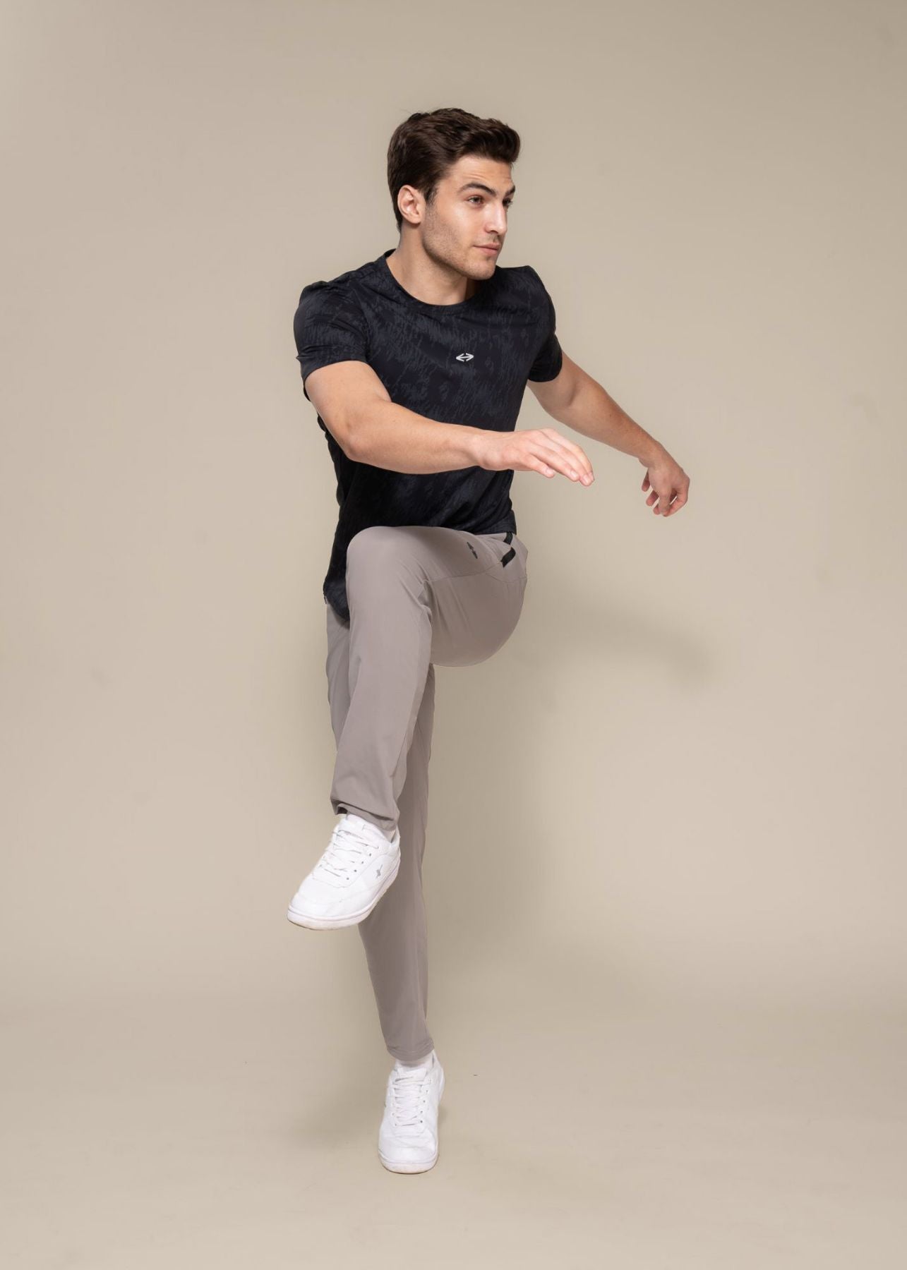 Men Slim Fit Tee Black - 6