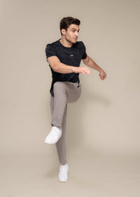 Men Slim Fit Tee Black - 6