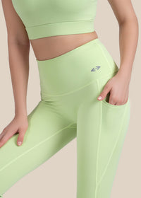 StrchFlex Everyday workout leggings - Mint Green - 5