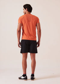 Men Regular Fit Gym Shorts - Black - 6