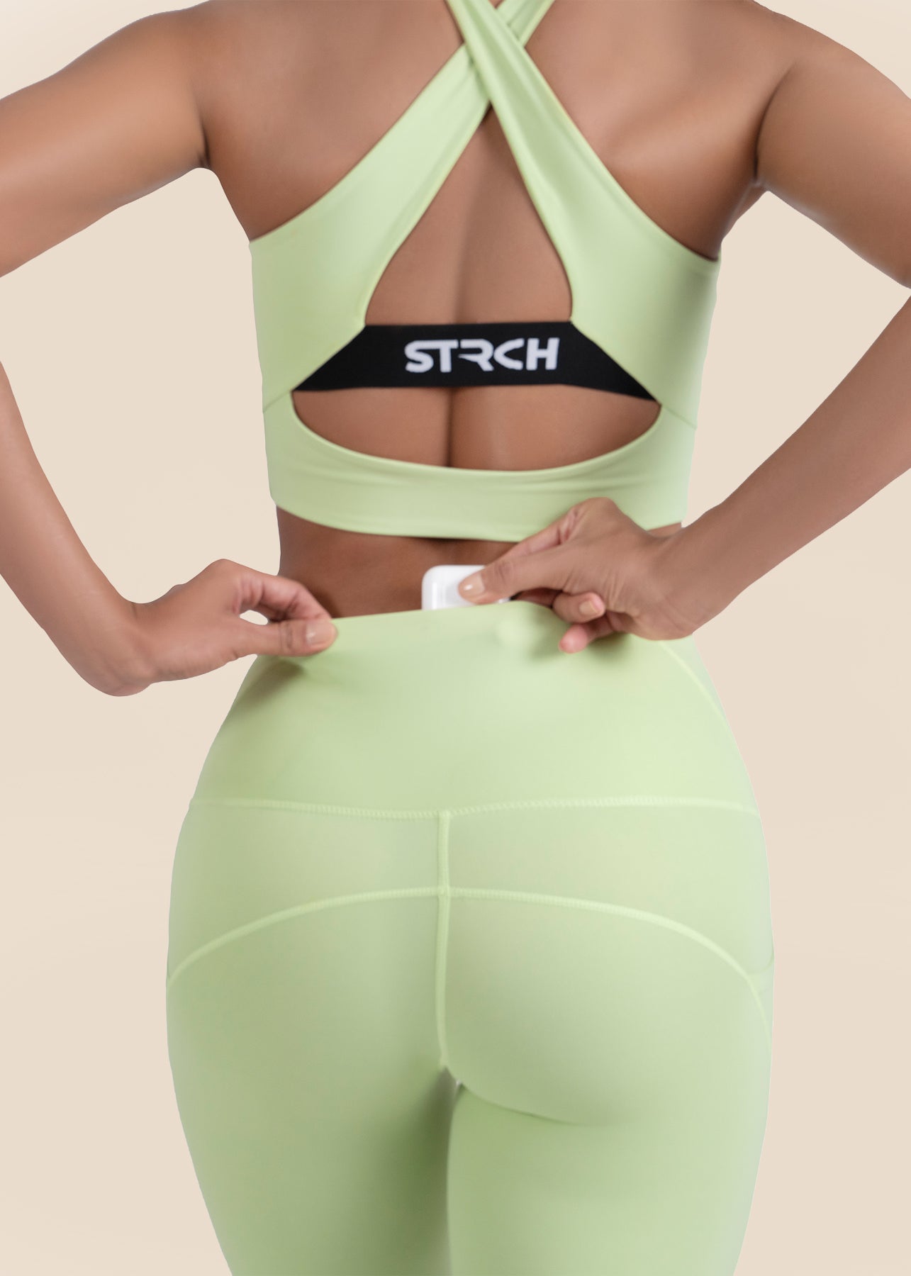 StrchFlex Training Leggings - Mint Green - 6