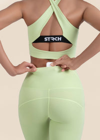 StrchFlex Training Leggings - Mint Green - 6